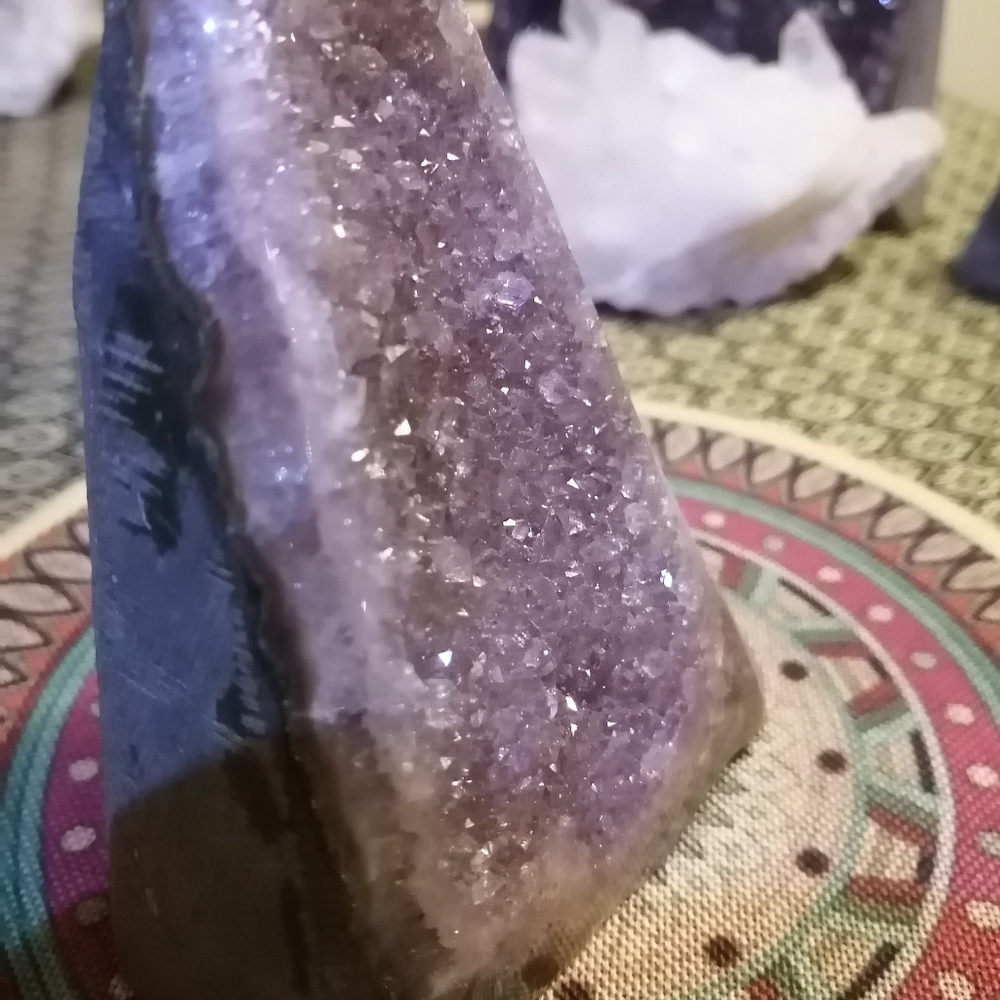 ✨💜 AMETHYST CATHEDRAL💜✨ so sugary and sparkly! Beautiful shape and banding!